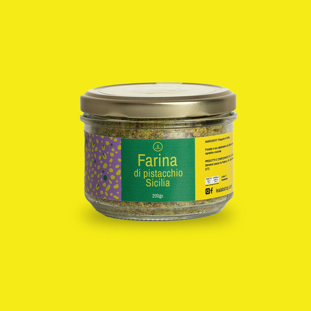 Sicilian pistachio flour