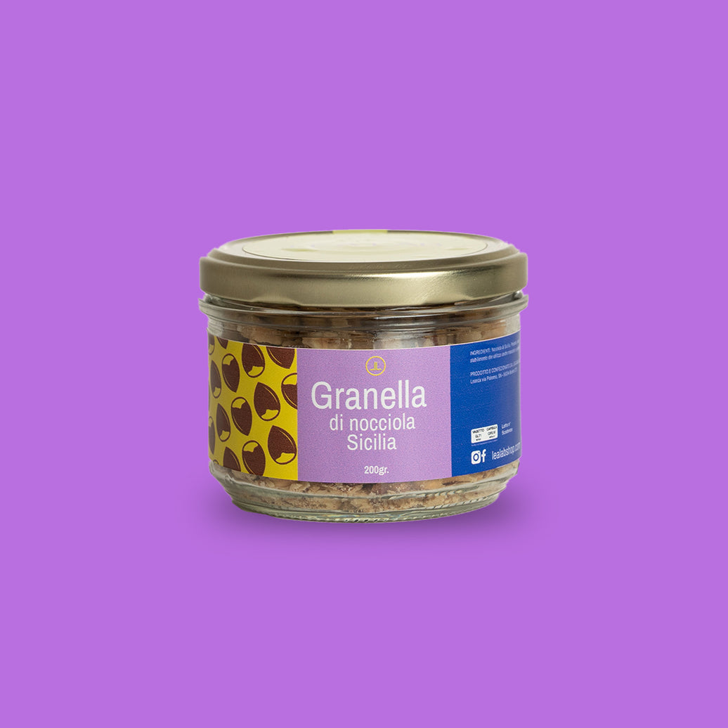 Sicilian hazelnut grains