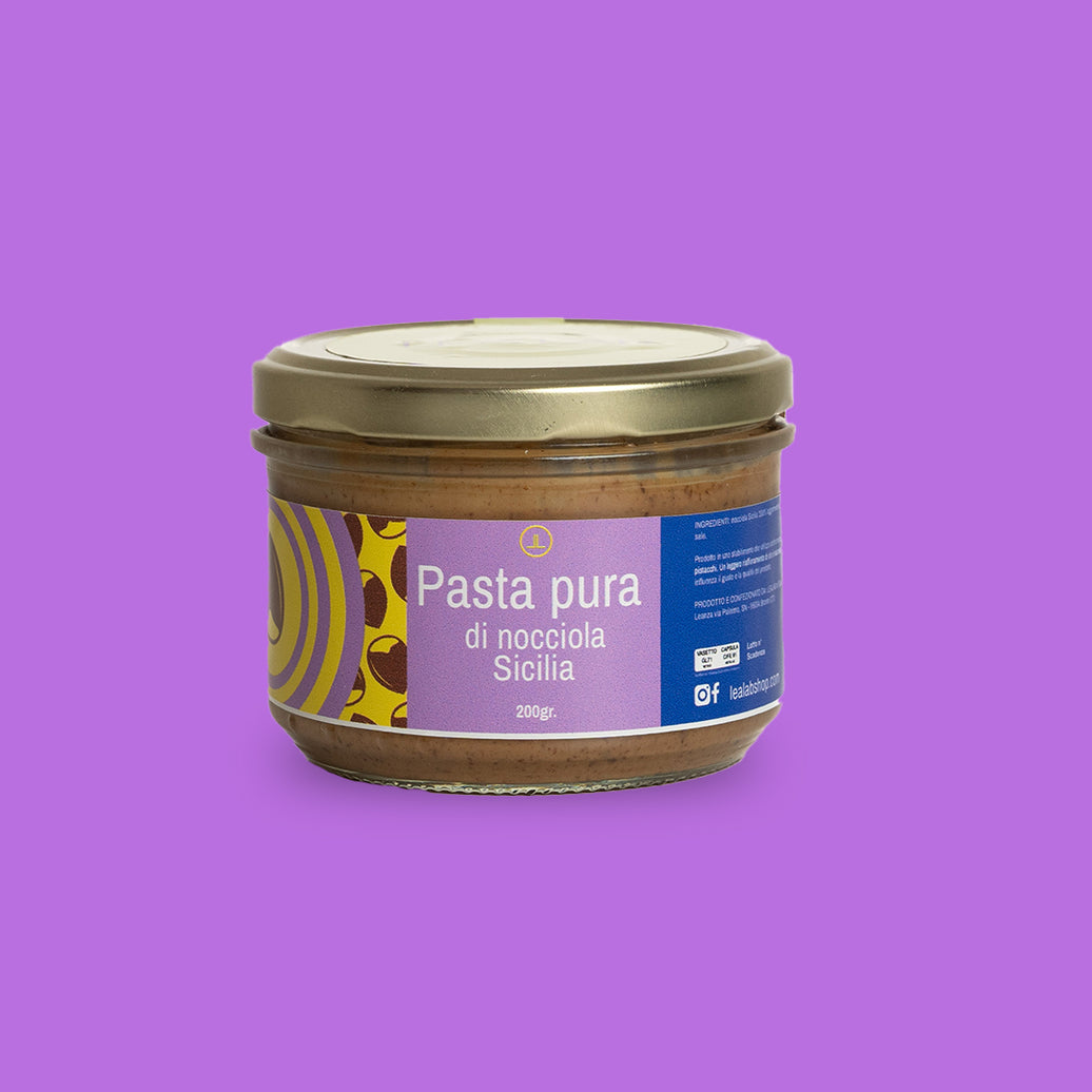 Pure Sicilian hazelnut paste