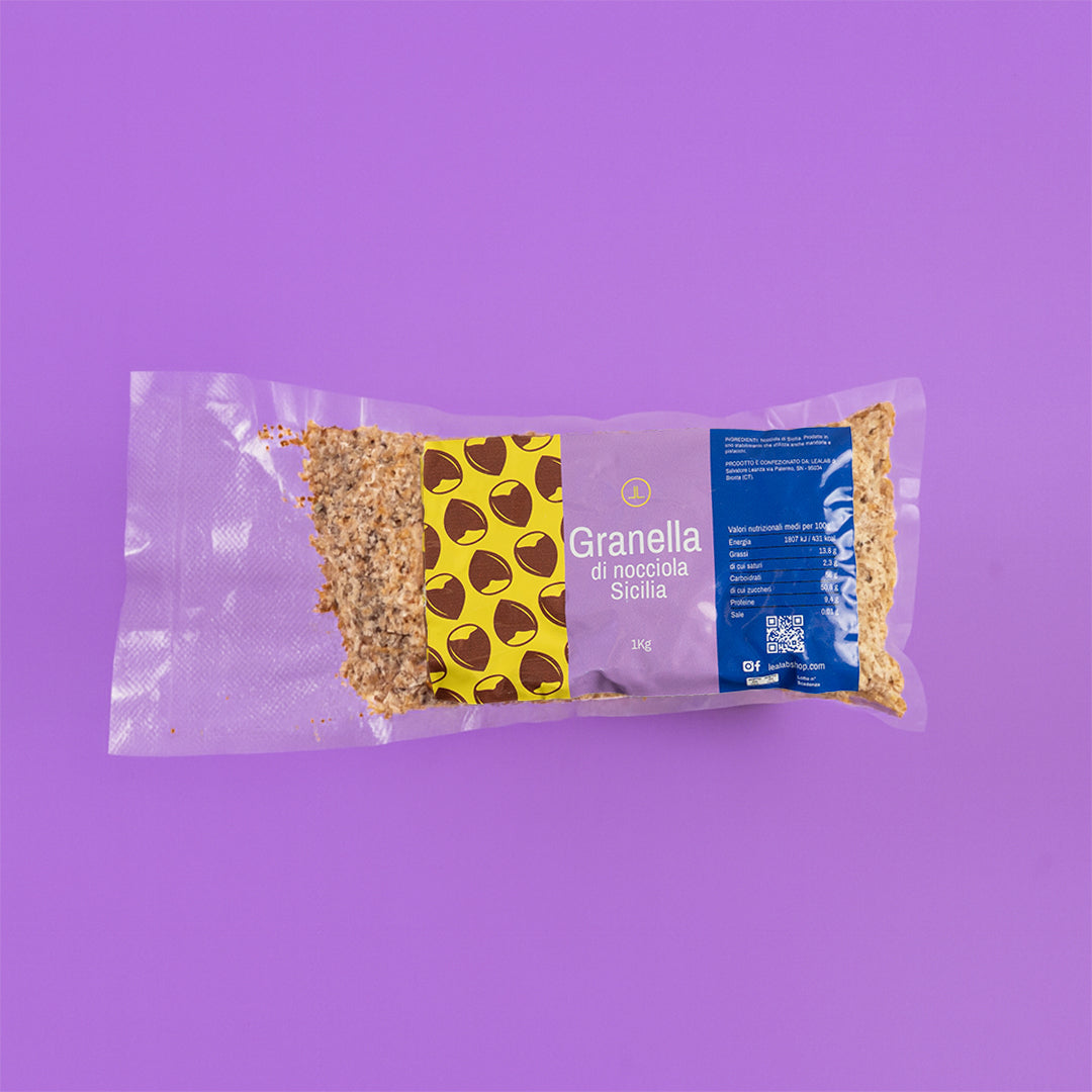 Sicilian hazelnut grains